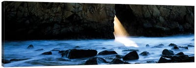 Rocks in a river, Pfeiffer Arch, Big Sur, California, USA Canvas Art Print - Big Sur Art