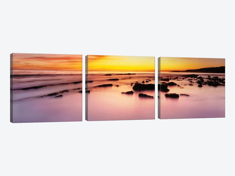 Rodeo Beach at sunrise, Golden Gate National Recreation Area, Marin County, California, USA by Panoramic Images 3-piece Art Print