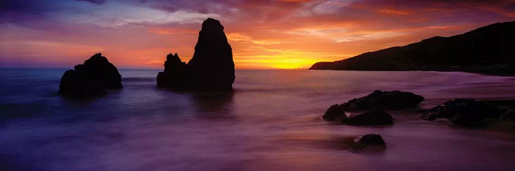 Rodeo Beach at sunset, Golden Gate National Recreation Area, California, USA by Panoramic Images wall art