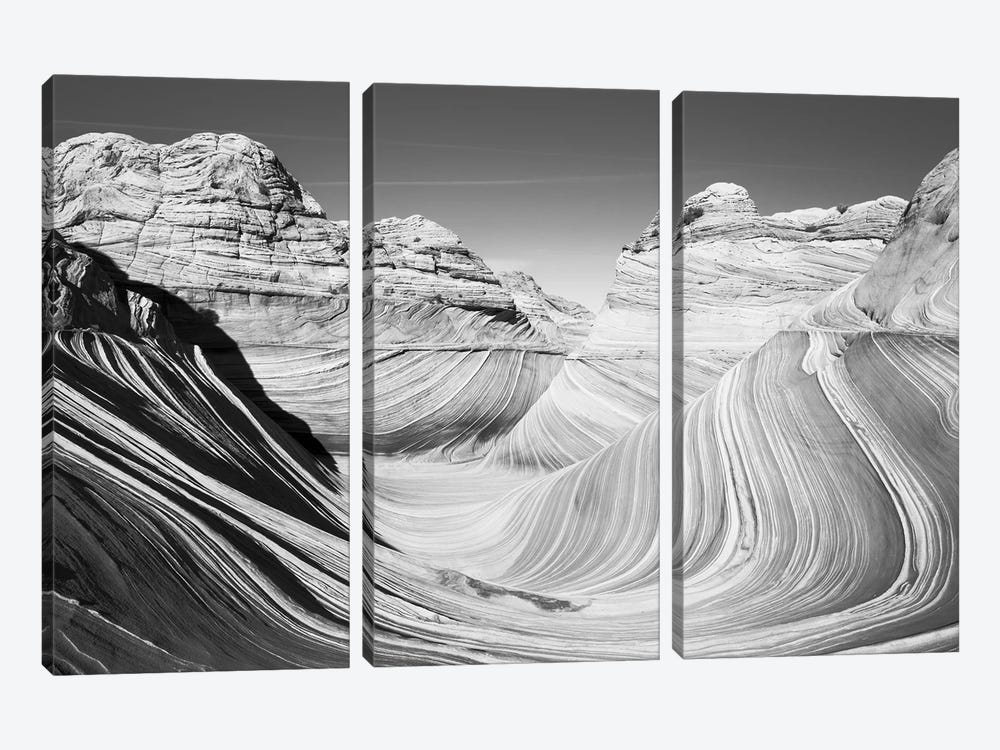 Scenic landscape with rock formations, Arizona, USA by Panoramic Images 3-piece Art Print