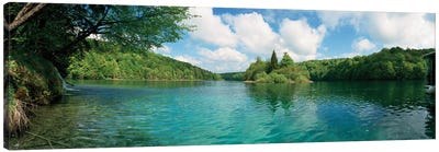 Scenic view of a lake, Plitvice Lakes National Park, Lika-Senj County, Karlovac County, Croatia Canvas Art Print - Croatia