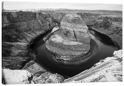 Scenic view of Horseshoe Bend, Arizona, USA Canvas Art Print - Grand Canyon National Park Art