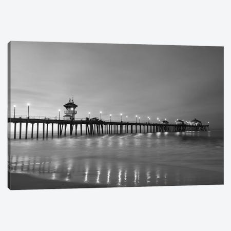 Scenic view of Huntington Beach Pier, California, USA Canvas Print #PIM15723} by Panoramic Images Canvas Print