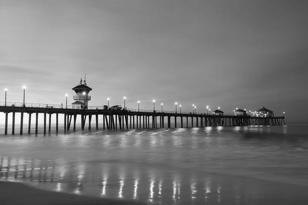 Nautical: Scenic view of Huntington Beach Pier, California, USA by Panoramic Images