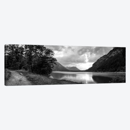 Scenic view of lake, Sylvenstein lake, Bavaria, Germany Canvas Print #PIM15724} by Panoramic Images Canvas Art