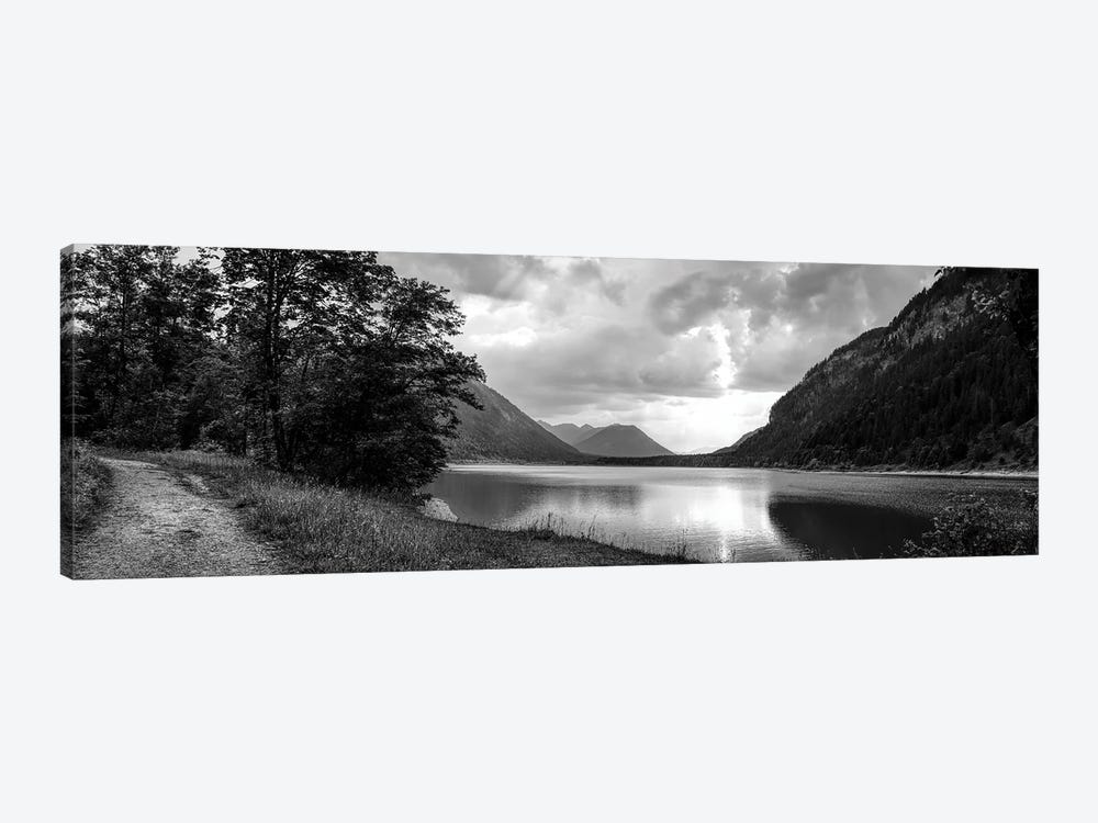 Scenic view of lake, Sylvenstein lake, Bavaria, Germany by Panoramic Images 1-piece Canvas Art Print