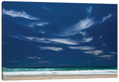Scenic view of the ocean, Byron Bay, New South Wales, Australia Canvas Art Print - New South Wales Art