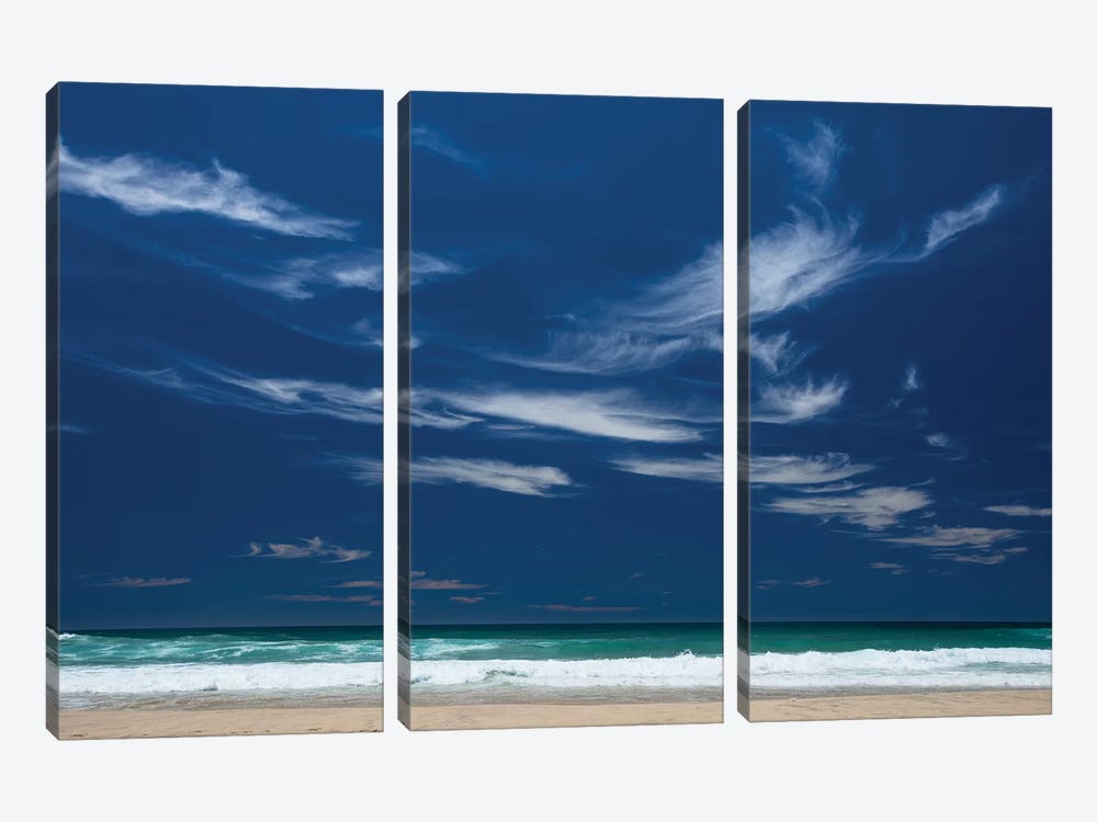 Scenic view of the ocean, Byron Bay, New South Wales, Australia by Panoramic Images 3-piece Canvas Art Print