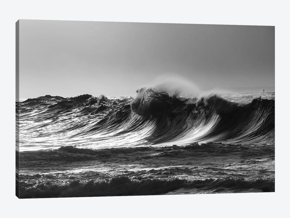 Scenic view of waves, Cape Disappointment, Oregon, USA by Panoramic Images 1-piece Canvas Print