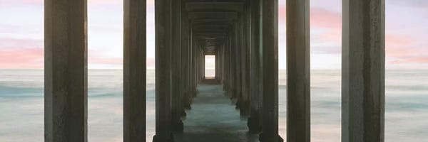 San Diego: Scripps Pier into the Pacific Ocean, La Jolla, San Diego, San Diego County, California, USA by Panoramic Images