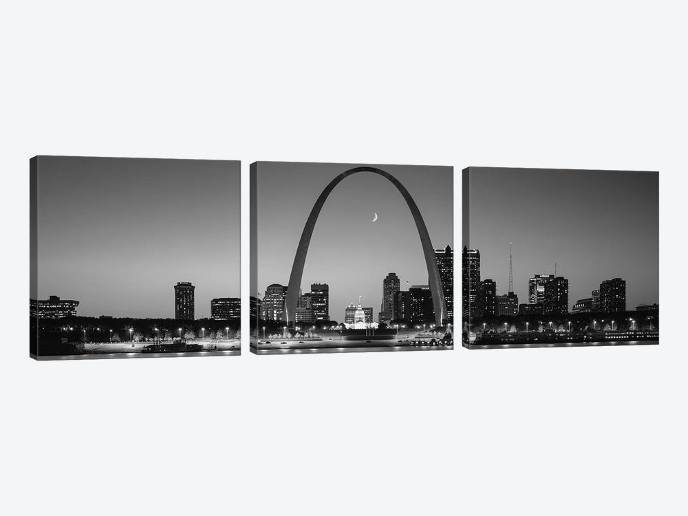 Skyline, St. Louis, MO, USA by Panoramic Images 3-piece Canvas Print