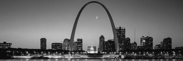 Arches: Skyline, St. Louis, MO, USA by Panoramic Images