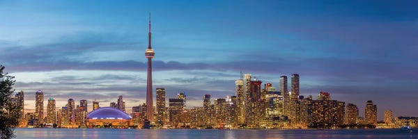 Canada: Skylines and CN Tower from Toronto Island Park, Toronto, Ontario, Canada by Panoramic Images