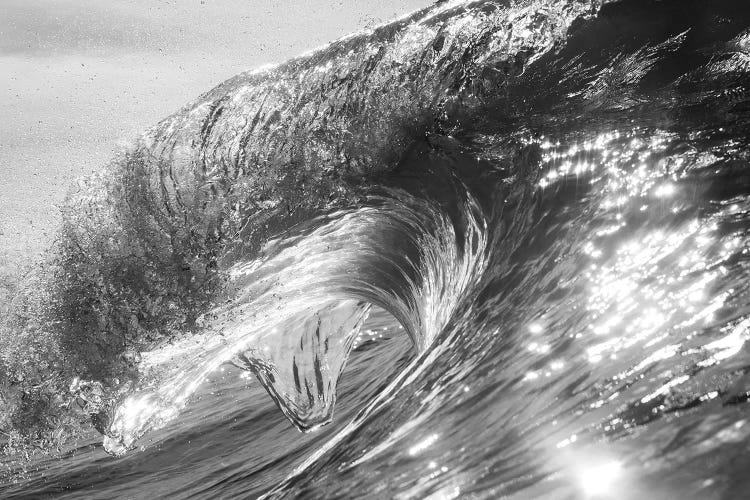 Spectacular snapshot of sea wave, California, USA