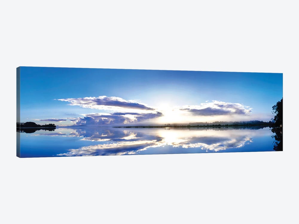 Sunrise reflected on water, Mangawhai, Northland, New Zealand by Panoramic Images 1-piece Art Print