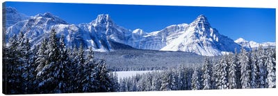 Banff National Park Alberta Canada Canvas Art Print - Snowy Mountain Art