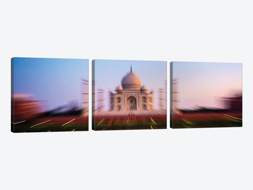 Taj Mahal exterior view, Agra, Uttar Pradesh, India by Panoramic Images 3-piece Art Print