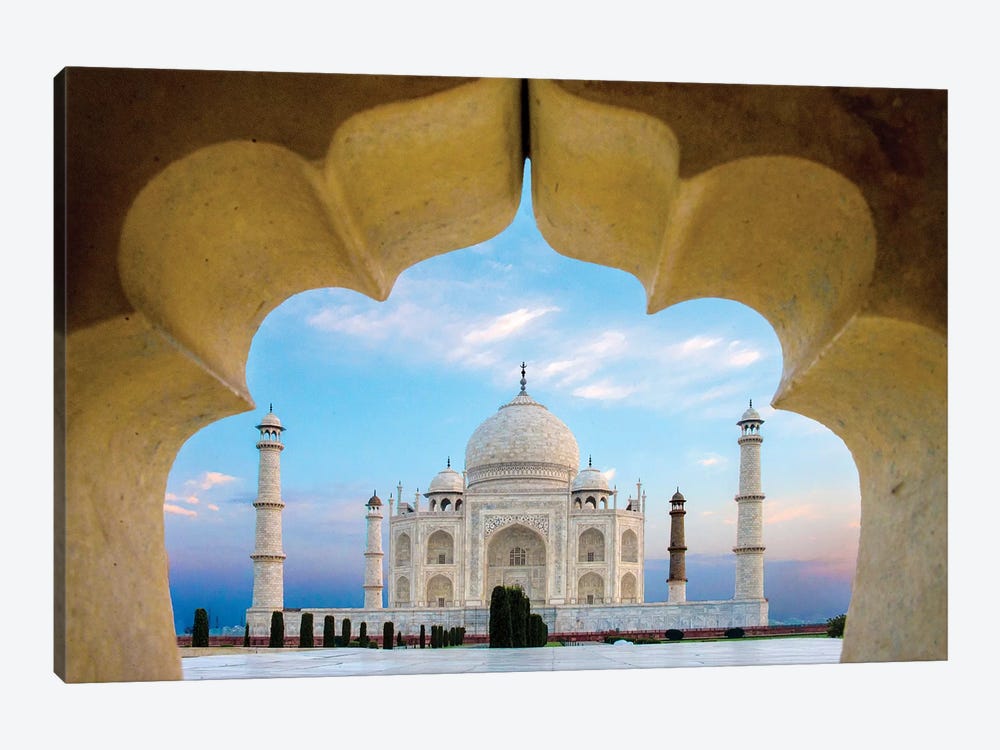 Taj Mahal exterior view, Agra, Uttar Pradesh, India by Panoramic Images 1-piece Canvas Wall Art