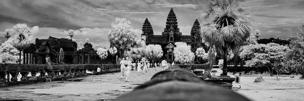 Angkor Wat: Terrace of Honor, Angkor Wat, Siem Reap, Cambodia by Panoramic Images