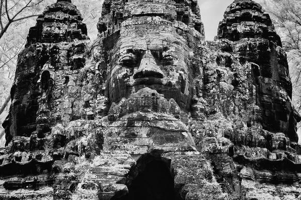 Southeast Asian Culture: The south gate of the Khmer temple complex of Angkor Thom, Siem Reap, Cambodia by Panoramic Images