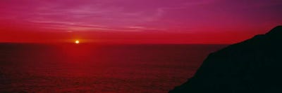 Canvas Print: A Majestic Fuchsia Sunset by Panoramic Images - thumbnail