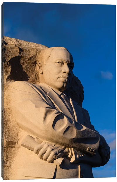 The Stone Of Hope (Lei Yixin), Martin Luther King Jr. Memorial, West Potomac Park, National Mall, Washington, D.C. Canvas Art Print