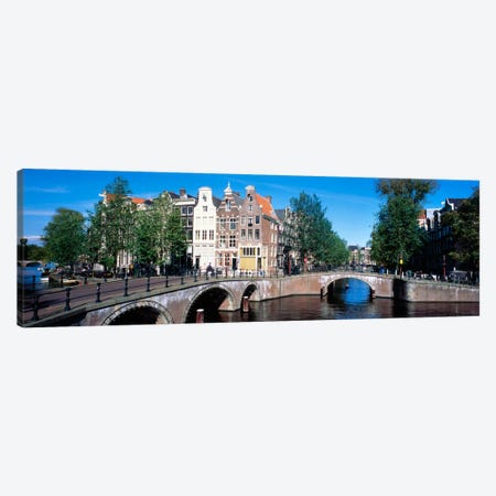 Row Houses, Amsterdam, Netherlands Canvas Print #PIM157} by Panoramic Images Canvas Print