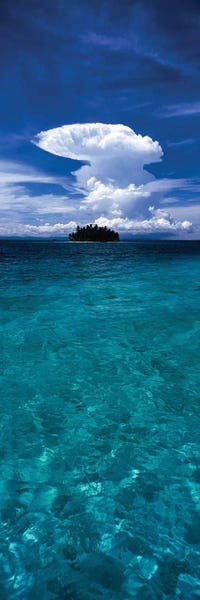 Panama: Trees on an island, San Blas Islands, Panama by Panoramic Images