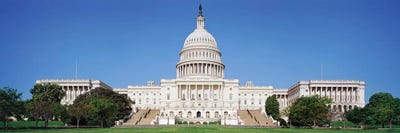 United States Capitol Building, Washington DC, USA by Panoramic Images framed canvas print