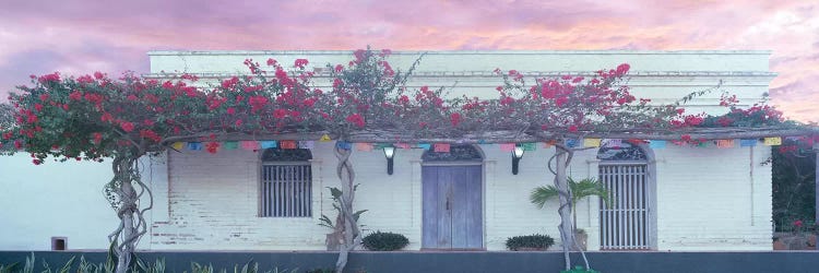 View of building with pergola, Todos Santos, Baja California Sur, Mexico