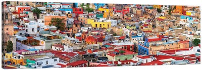 View of colorful city of Guanajuato in Mexico Canvas Art Print