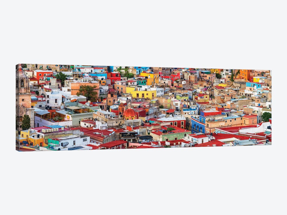 View of colorful city of Guanajuato in Mexico by Panoramic Images 1-piece Art Print