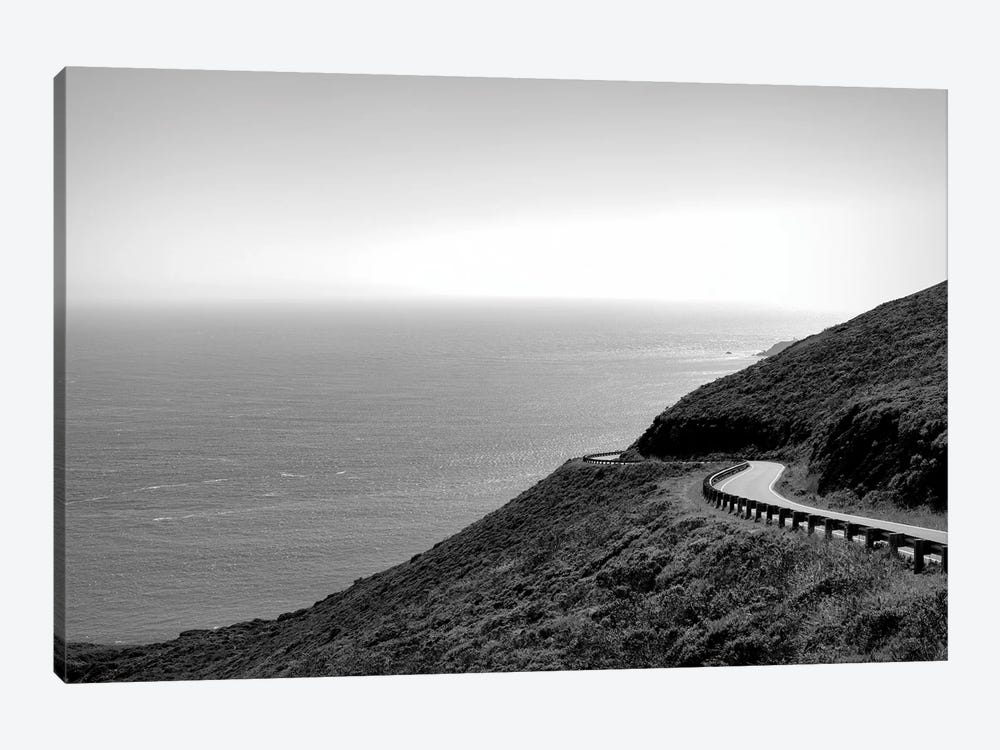 View of curving coastal road, Marin County, San Francisco Bay, San Francisco, San Francisco County, California, USA by Panoramic Images 1-piece Art Print