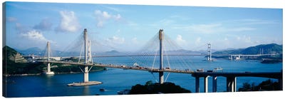 Ting Kaw & Tsing Ma Bridge Hong Kong China Canvas Art Print - China Art