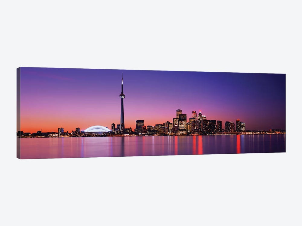 View of evening sky over Toronto, Ontario, Canada by Panoramic Images 1-piece Canvas Art