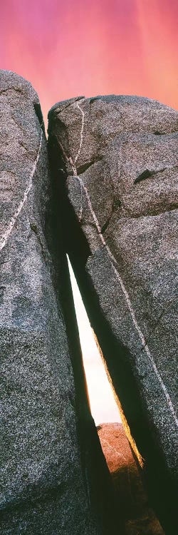 View of granite monoliths in dawn, Culp Valley, Anza-Borrego Desert Park, California, USA