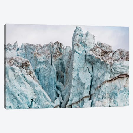 View of the Bloomstrandbreen Glacier, Haakon VII Land, Spitsbergen, Svalbard, Norway Canvas Print #PIM15851} by Panoramic Images Canvas Print