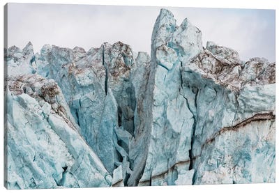 View of the Bloomstrandbreen Glacier, Haakon VII Land, Spitsbergen, Svalbard, Norway Canvas Art Print