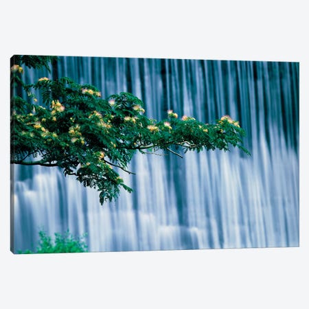 Waterfalls, Kamo-River, Kyoto, Japan Canvas Print #PIM15865} by Panoramic Images Art Print