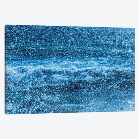 Waves and sea spray Canvas Print #PIM15868} by Panoramic Images Canvas Wall Art