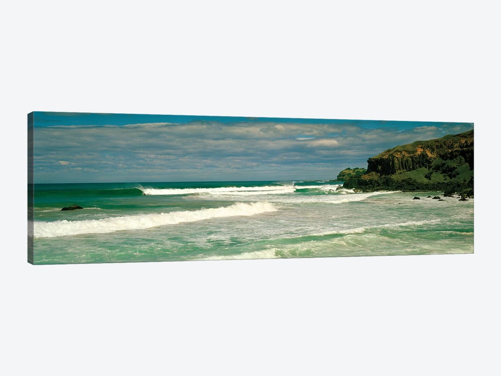 Waves breaking on the shore, backside of Lennox Head, New South Wales, Australia by Panoramic Images 1-piece Canvas Wall Art