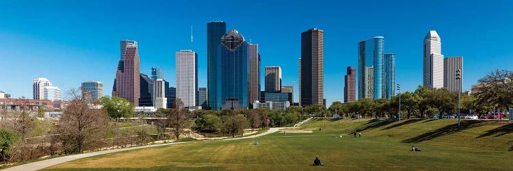 Cityscape Illuminated At Sunset, Houston, Texas