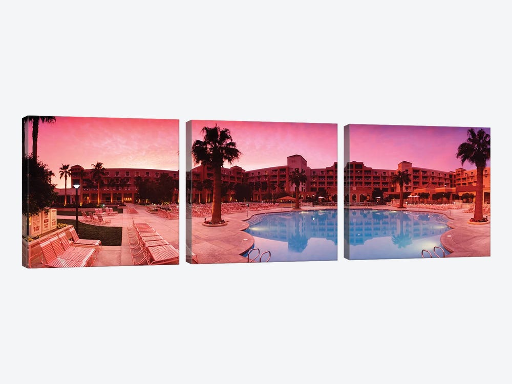 Resort Palm Springs by Panoramic Images 3-piece Canvas Artwork