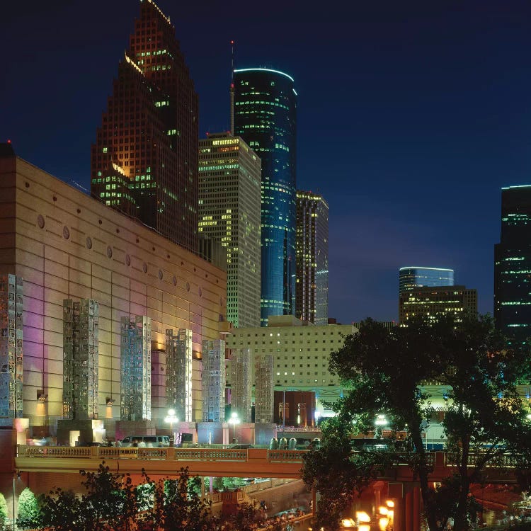 Skyscrapers In A City, Houston, Texas, USA