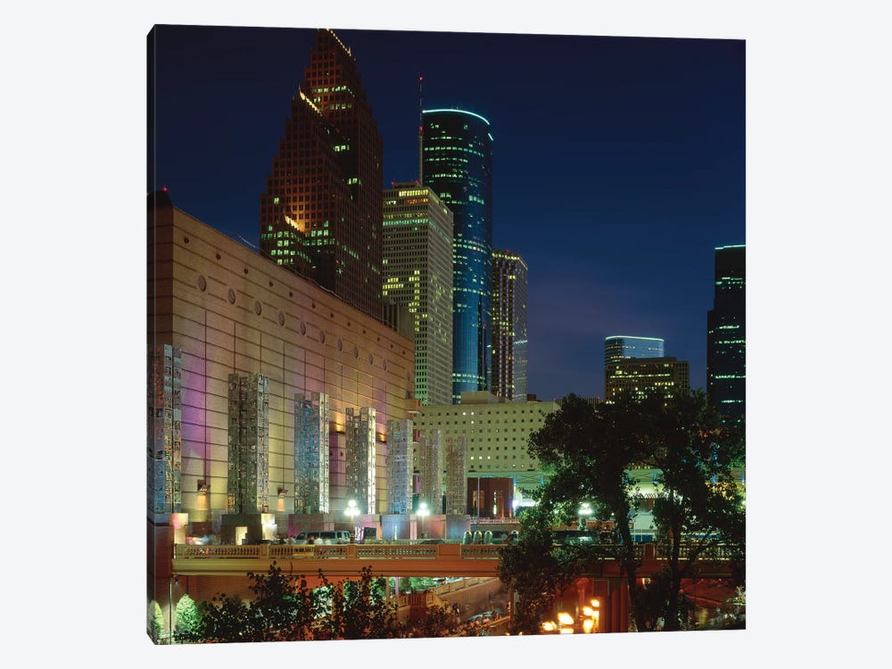 Skyscrapers In A City, Houston, Texas, USA by Panoramic Images 1-piece Canvas Art Print