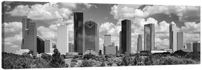 Skyscrapers In A City, Houston, Texas, USA Canvas Art Print - Panoramic Cityscapes