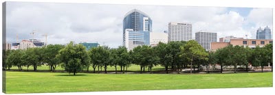 Texas Medical Center And Rice University In Houston, Texas, USA Canvas Art Print - Houston Skylines