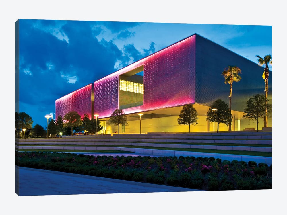 Tampa Museum Of Art At Dusk, Tampa, Hillsborough County, Florida, USA by Panoramic Images 1-piece Canvas Artwork