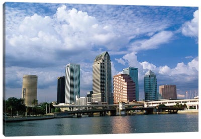 Downtown Skyline, Tampa, Florida, USA Canvas Art Print - Tampa Art