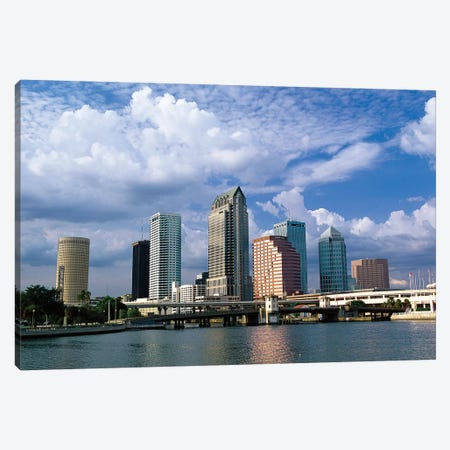 Downtown Skyline, Tampa, Florida, USA Canvas Print #PIM15907} by Panoramic Images Canvas Art